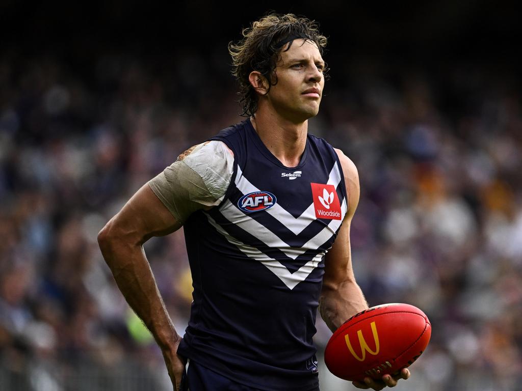 Fyfe has been working on his shaky goal kicking of previous seasons. Picture: Daniel Carson/AFL Photos via Getty Images