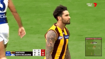 [PLAYERCARD]chad wingard[/PLAYERCARD] celebration GIF by AFL