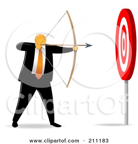 211183-Orange-Faceless-Businessman-Archer-Aiming-For-An-Easy-Target-Poster-Art-Print.jpg