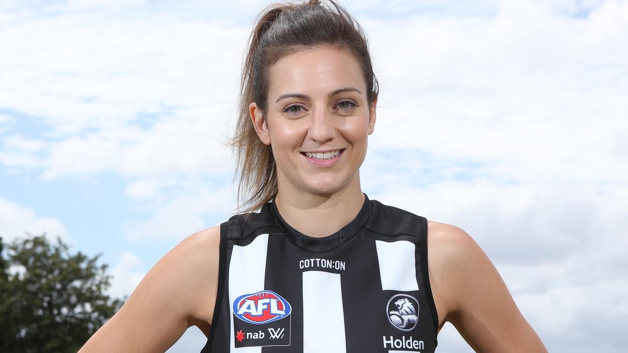 Co-captain Steph Chiocci is a driving force for the Pies. Picture: AAP