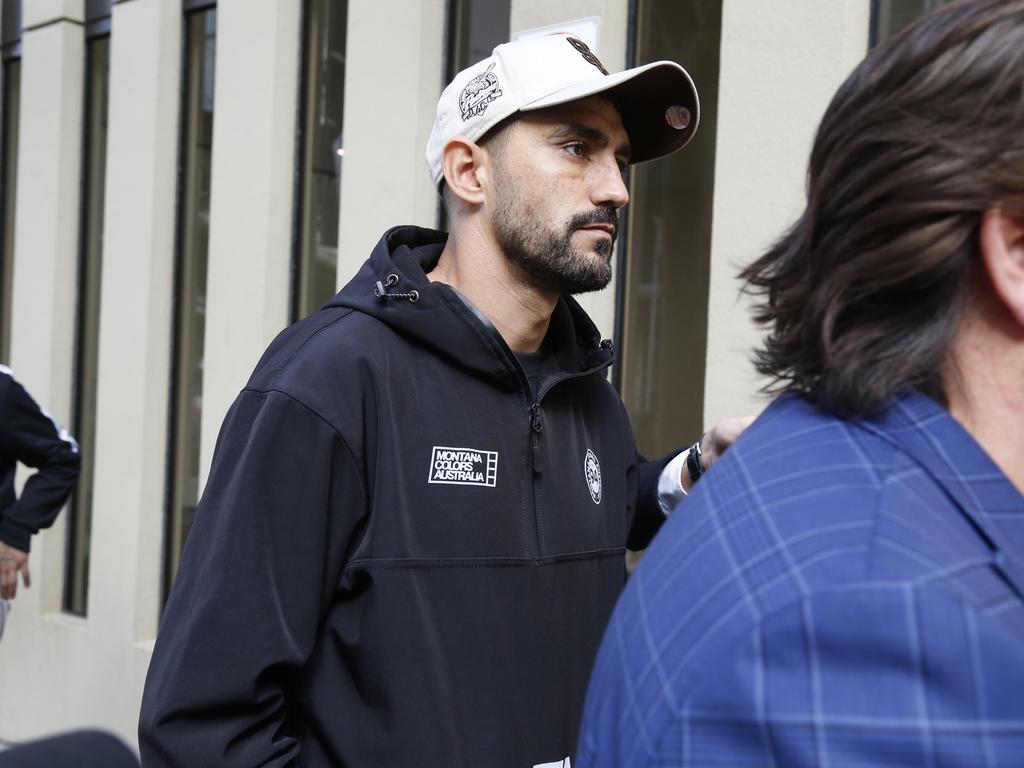 The premiership player faced Perth Magistrates Court in June. Picture: NCA NewsWire /Philip Gostelow