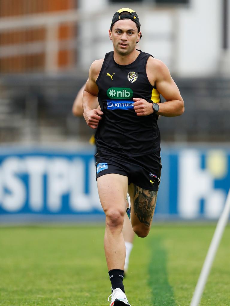 [PLAYERCARD]Tim Taranto[/PLAYERCARD] headlines the Tigers’ recruits. Picture: Dylan Burns/AFL Photos via Getty Images