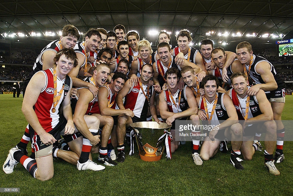 st-kilda-players-celebrate-after-winning-the-wizard-cup-grand-final-picture-id3081435