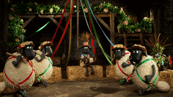 Happy Shaun The Sheep GIF by Aardman Animations