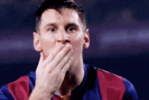 lionel messi blow kiss GIF