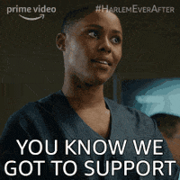 Support GIF by Harlem