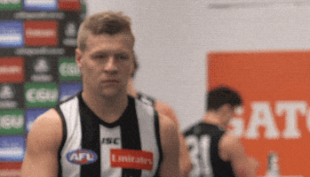 charm wink GIF by CollingwoodFC