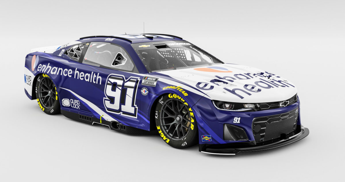 The Project91 Chevrolet NASCAR which Shane van Gisbergen will race