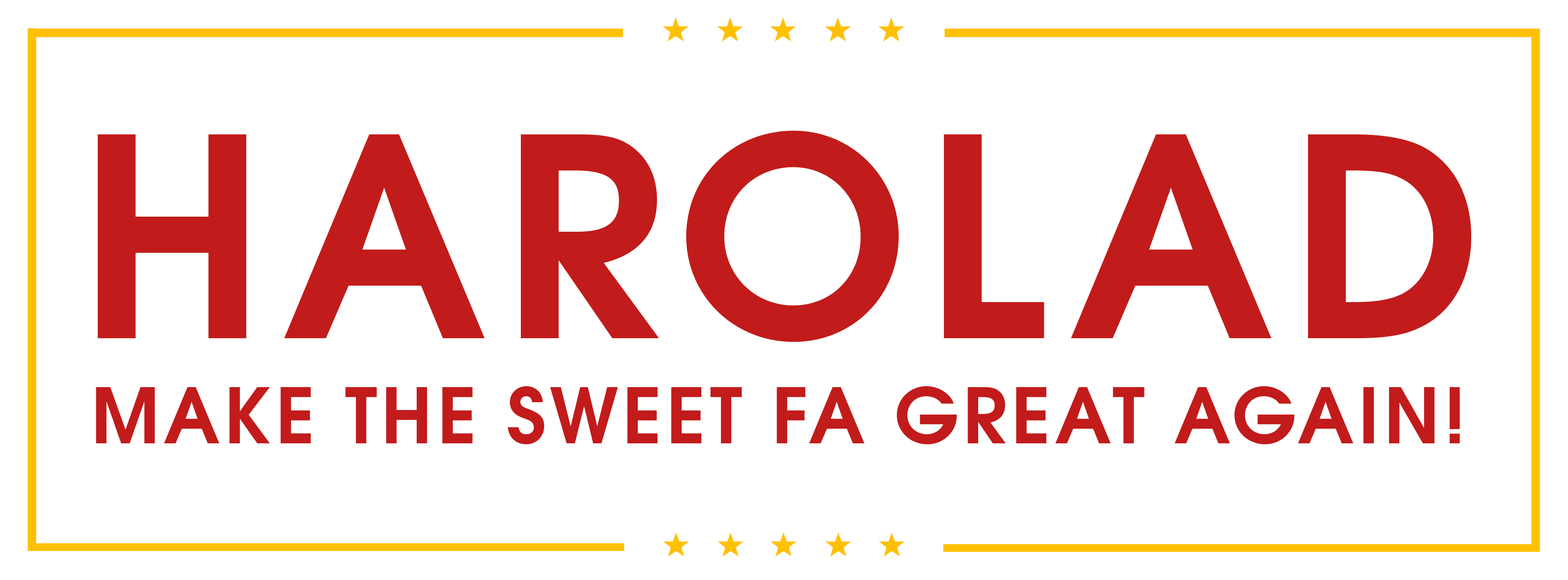 Make the Sweet FA Great Again Logo