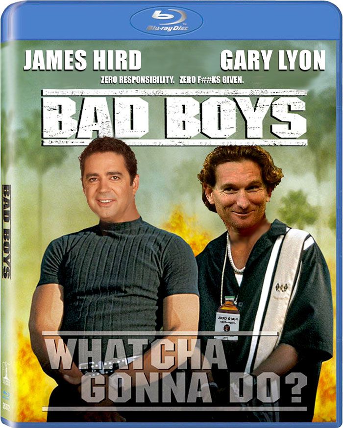 Promo poster for Lyon & Hird's rumored upcoming show on SEN