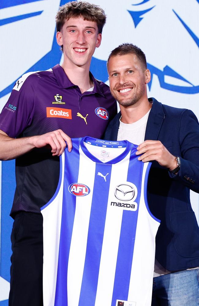 The Roos gambled to grab Whitlock. Picture: Michael Willson/AFL Photos via Getty Images