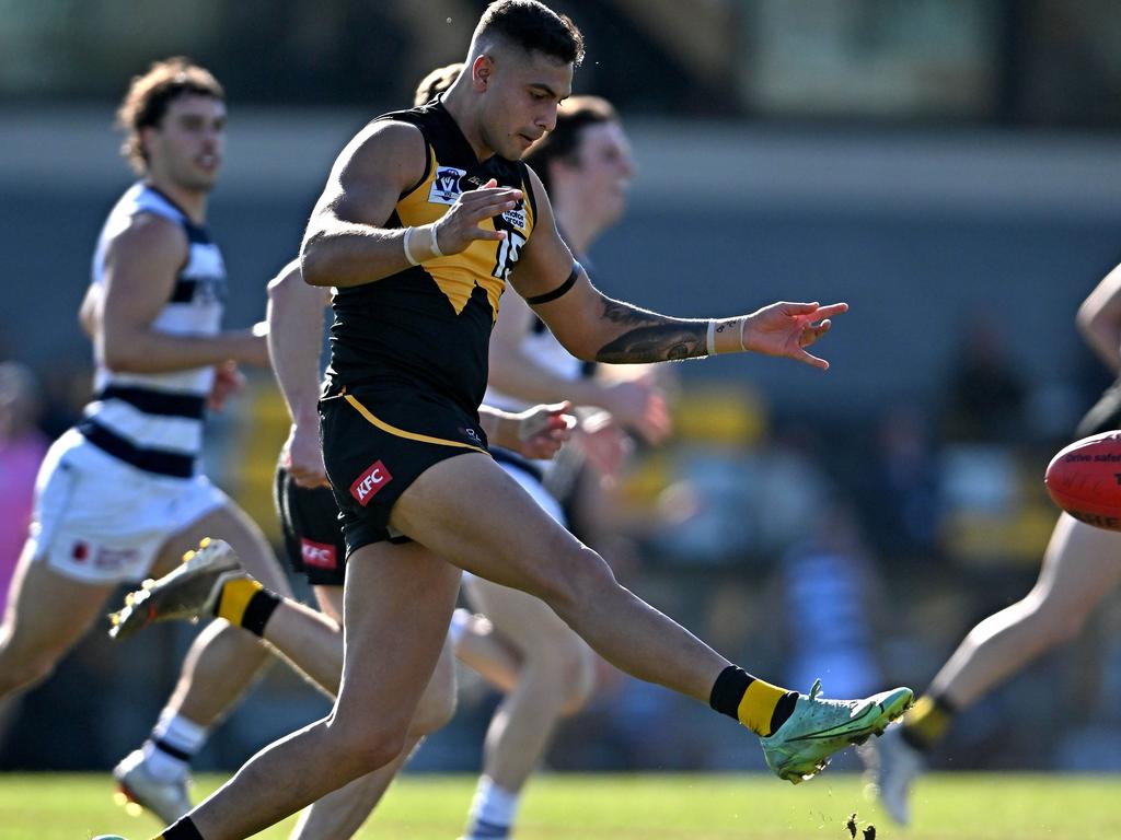 Kye Declase is part of Werribee’s core group. Picture: Andy Brownbill