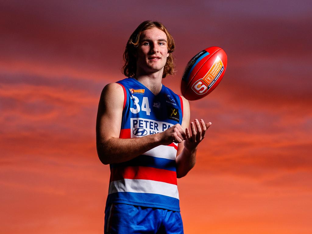 South Australian Dyson Sharp is a top prospect for the 2025 national draft. Picture: Matt Turner