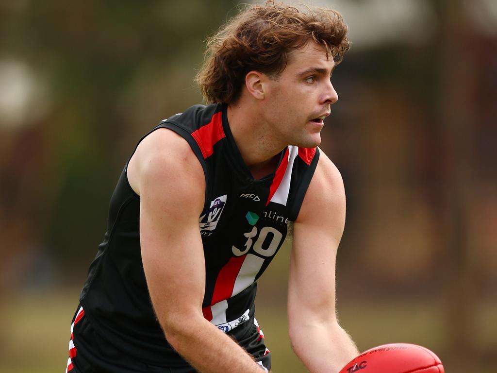 Austin Bradtke has developed well at Frankston. Picture: Graham Denholm/AFL Photos/Getty Images