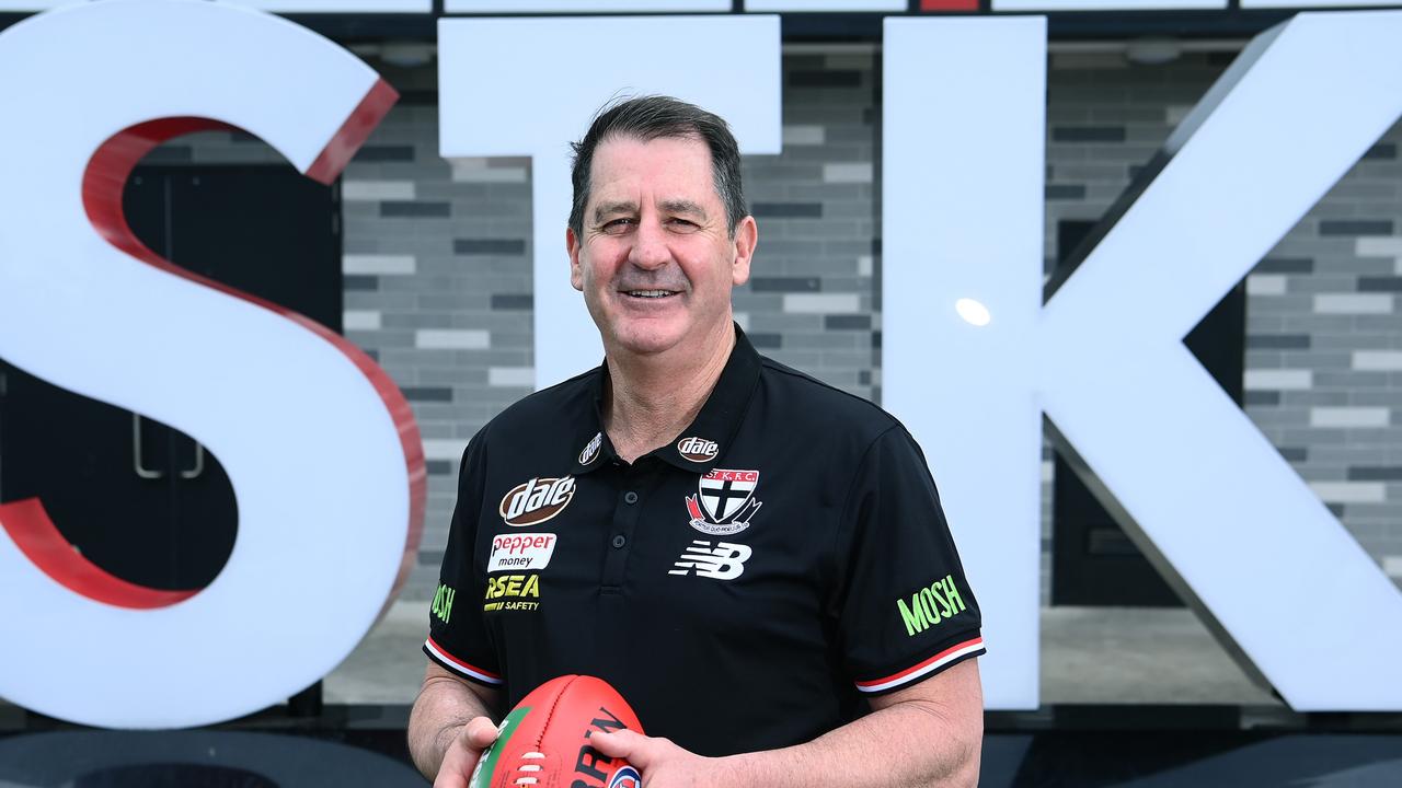 Lyon was appointed as the Saints coach in October, 11 years after leaving to coach Fremantle. (Photo by Quinn Rooney/Getty Images)