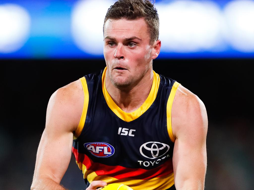 What can the Crows expect to get in return if [PLAYERCARD]Brad Crouch[/PLAYERCARD] leaves in free agency. Picture: Getty Images