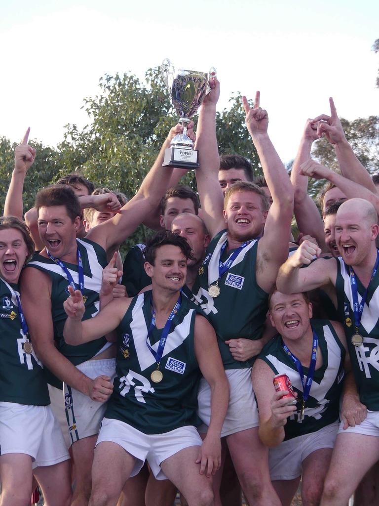 Rennie won the 2018 Picola and District Football League premiership when the competition was not affiliated with the AFL. Picture: Sherryn Ferguson