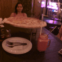 pizza dinner GIF