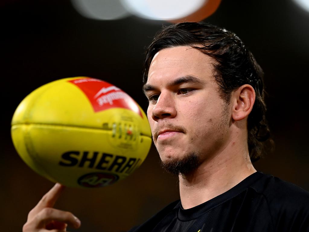 [PLAYERCARD]Daniel Rioli[/PLAYERCARD] could be in demand. (Photo by Albert Perez/AFL Photos/via Getty Images)