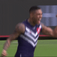 [PLAYERCARD]Michael Walters[/PLAYERCARD] Afl GIF by Fremantle Dockers
