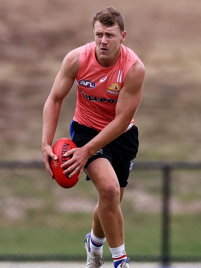 Jack Macrae averaged 99 KFC SuperCoach points in 2023. Picture: Michael Klein