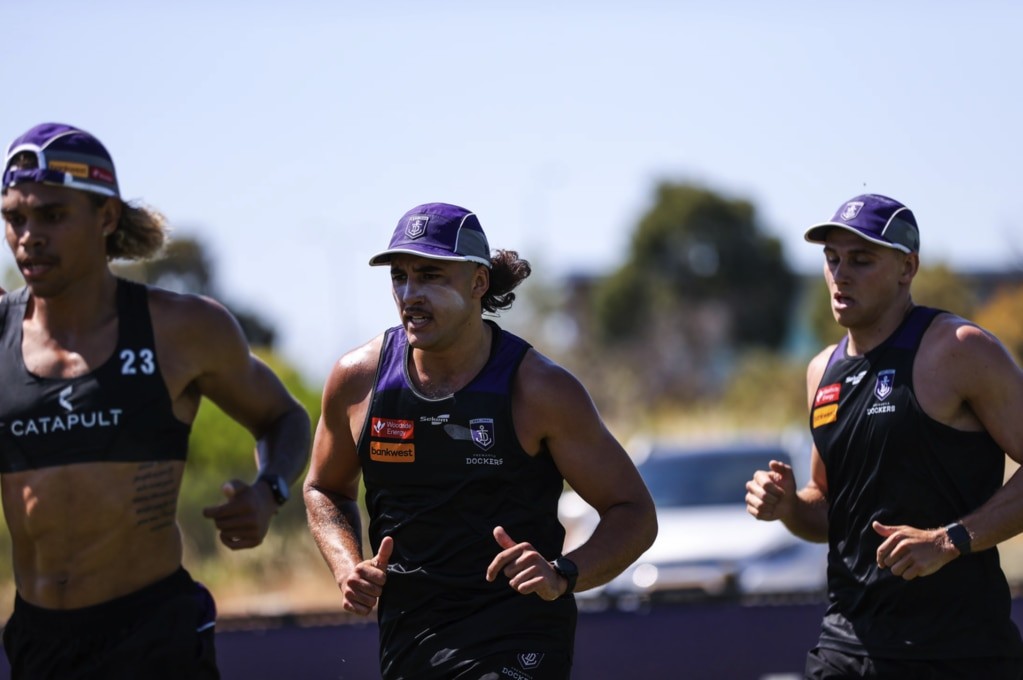 Stubbs has his eyes sit on a rookie contract. Picture: Fremantle FC