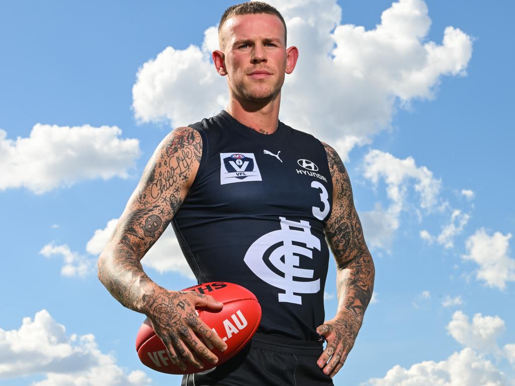Blues captain [PLAYERCARD]Ben Crocker[/PLAYERCARD]. Picture: Morgan Hancock/AFL Photos via Getty Images