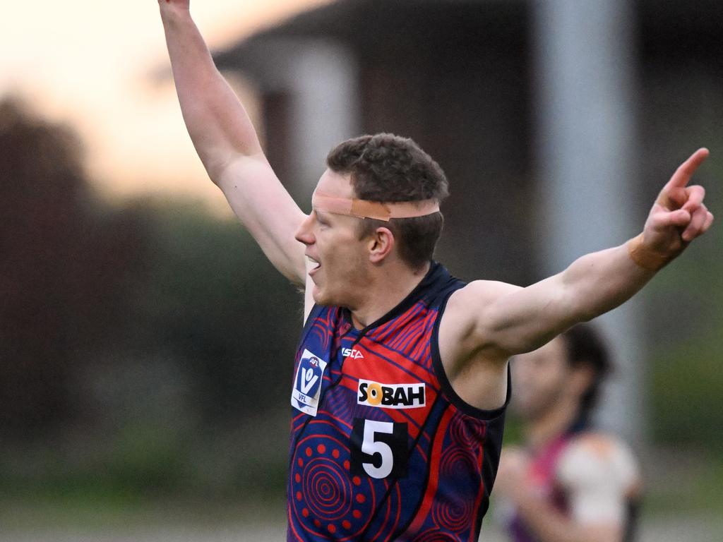 A tough year awaits the Burgers, who have lost plenty of personnel. Ryan Exon will lead the charge. Picture: Morgan Hancock/AFL Photos/via Getty Images