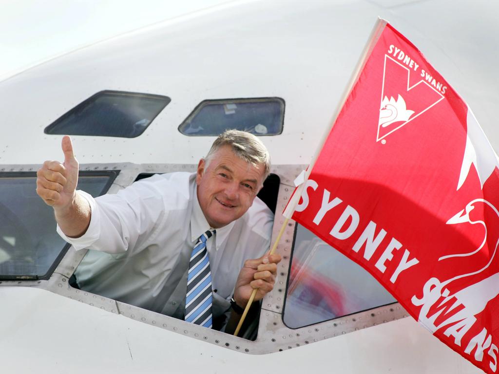 The first Captain of the Sydney Swans, Barry Round. Picture: Matt Bouwmeester