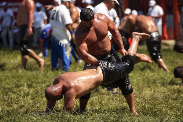AP PHOTOS: Oil wrestling festival returns in Turkey | AP News