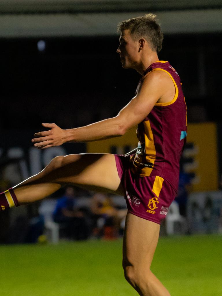 Mid-season draft chance Archer May in action for Subiaco. Pic: WA Football/Supplied