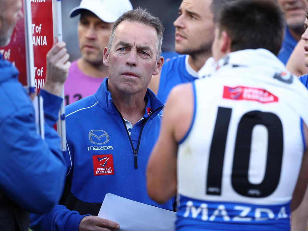 Alastair Clarkson’s defence has turned the corner. Picture: James Wiltshire/AFL Photos via Getty Images