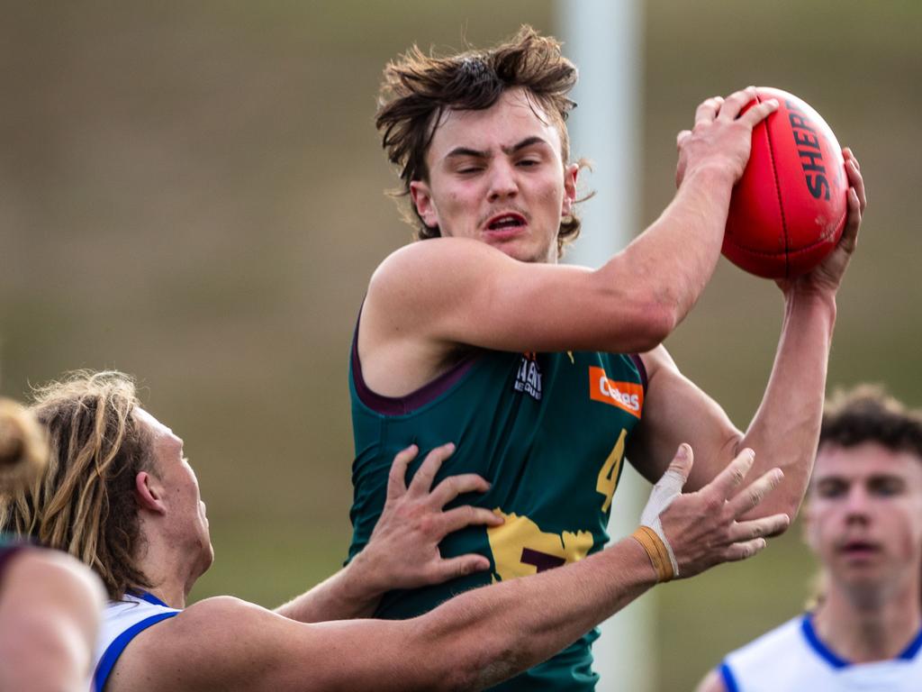 Geordie Payne in action during the Devils' win over Eastern Ranges on Sunday. Picture: Linda Higginson/Solstice Digital