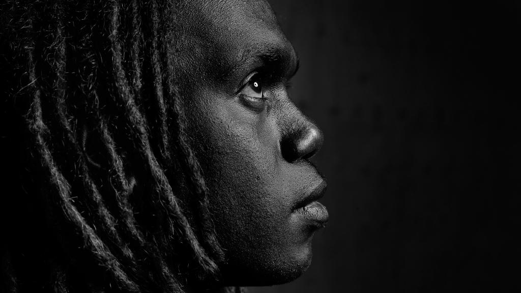 McDonald-Tipungwuti’s love for his mum and family help him through his lowest moments. Picture: AFL Media