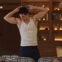 Robbie Amell Yawn GIF by Amazon Prime Video