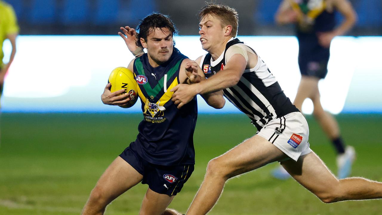Nick Watson of the AFL Academy. Picture: Michael Willson/AFL Photos via Getty Images