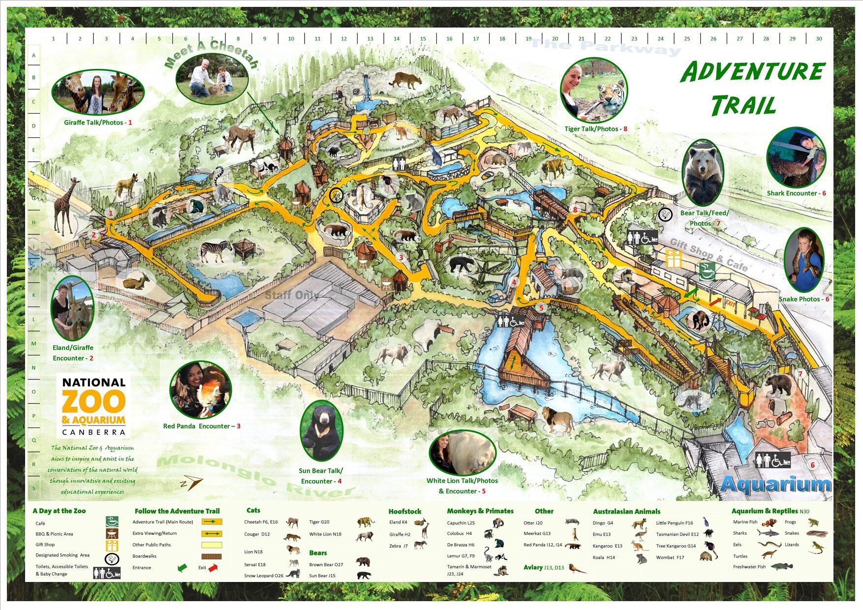 Image result for taronga zoo map