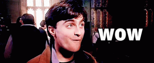 Daniel Radcliffe Wow GIF - Radcliffe Daniel Wow - Discover & Share GIFs