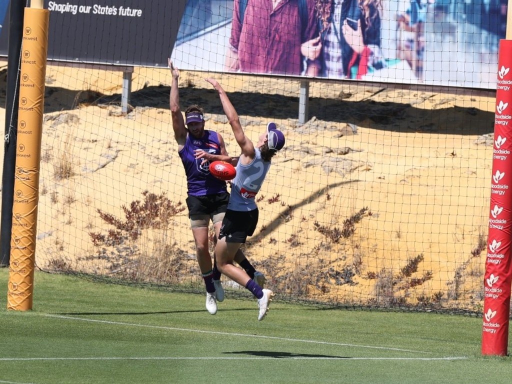 The undeveloped sand patch to the west hasn't been touched since Fremantle moved into their Cockburn headquarters. Picture: Fremantle FC't been touched since Fremantle moved into their Cockburn headquarters. Picture: Fremantle FC
