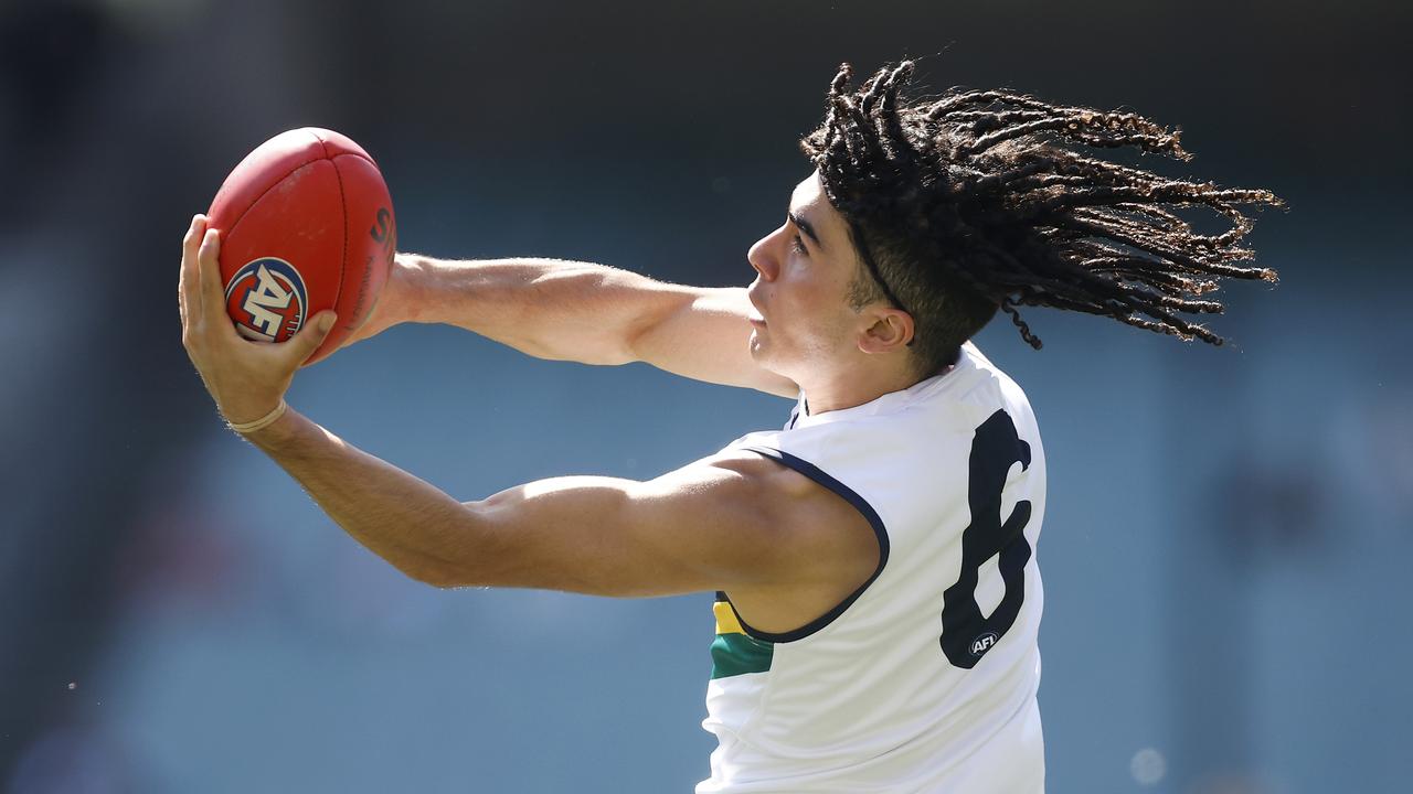 Isaac Kako is toed to Essendon as an NGA prospect. Picture: Daniel Pockett/AFL Photos/via Getty Images