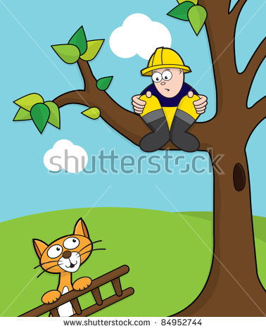 stock-vector-cat-coming-to-rescue-a-fireman-stuck-up-a-tree-with-ladder-84952744.jpg