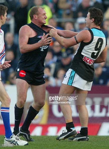 craig-bradley-for-carlton-and-josh-carr-for-port-adelaide-wrestle-picture-id1331555