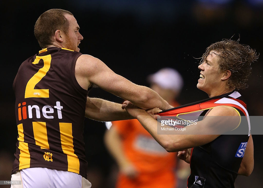 jarryd-roughead-of-the-hawks-and-jake-melksham-of-the-bombers-fight-picture-id174456761