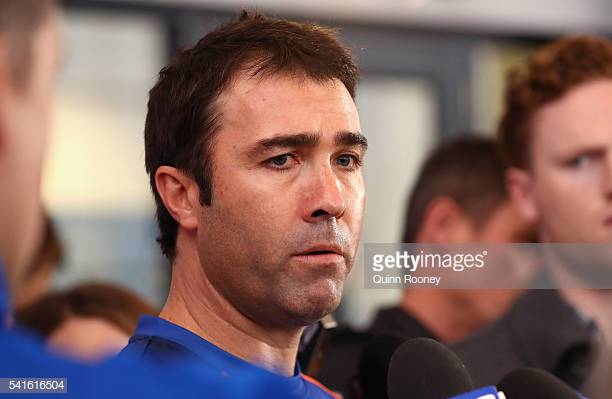 north-melbourne-kangaroos-afl-coach-brad-scott-talks-to-the-media-at-picture-id541616504