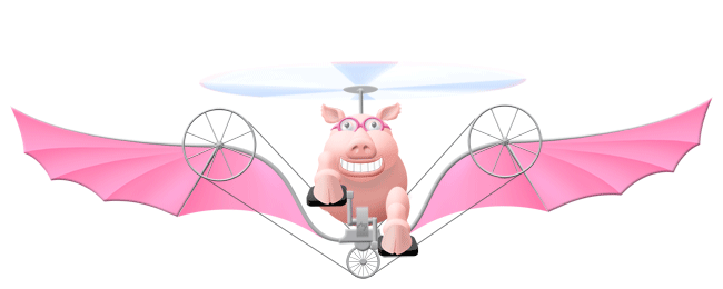 Летающая свинья. День летающих свинок. День летающих хрюшек. Свинья с крыльями. День летающих свинок картинки