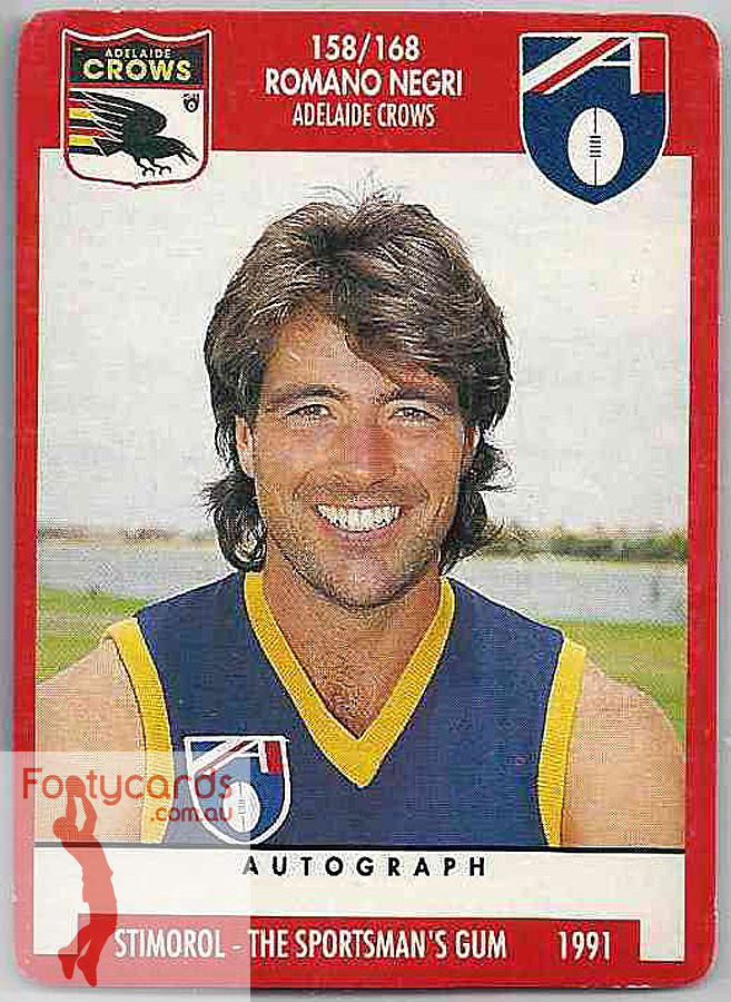 1991_AFL_Stimorol_Scanlens_158_Romano_Negri_Adelaide_Crows.jpg