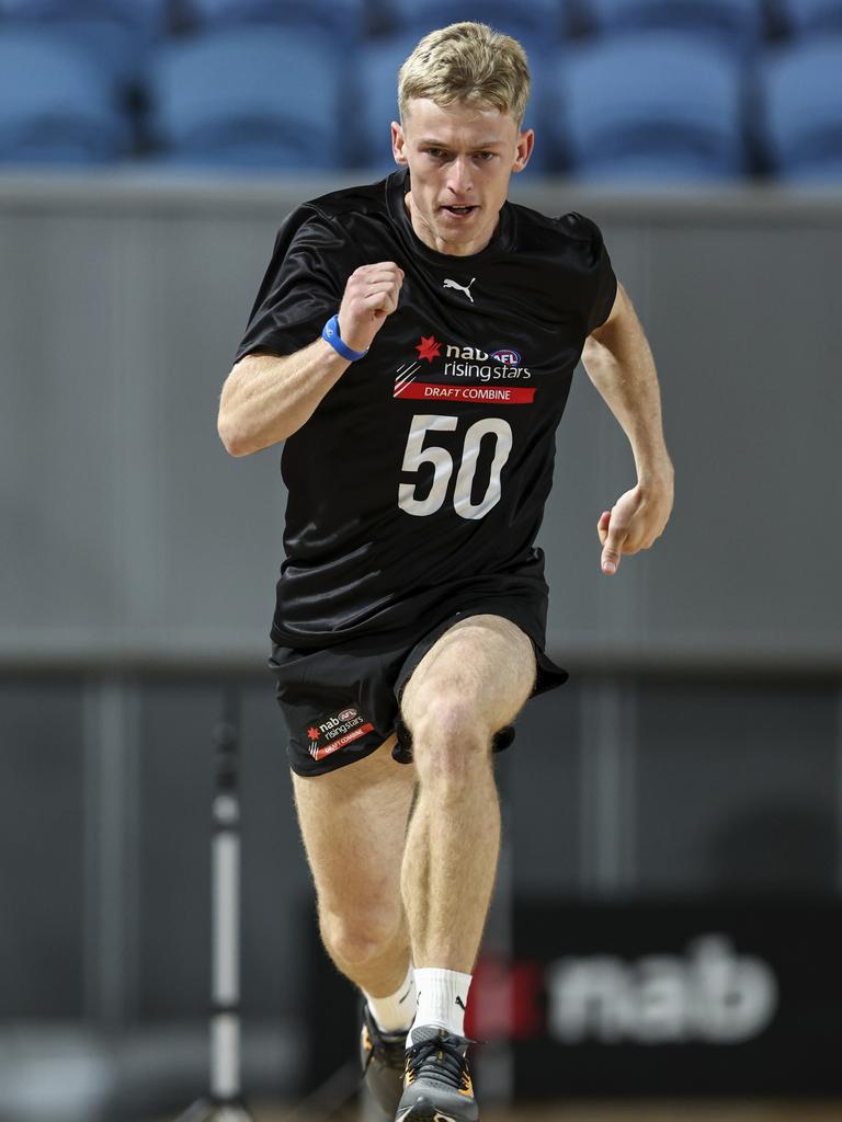 Joe Richards was a late invite to the AFL state combine. Picture: Martin Keep/AFL Photos via Getty Images