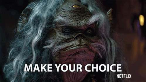 Make Your Choice Option GIF - Make Your Choice Option Decide Now - Discover  & Share GIFs