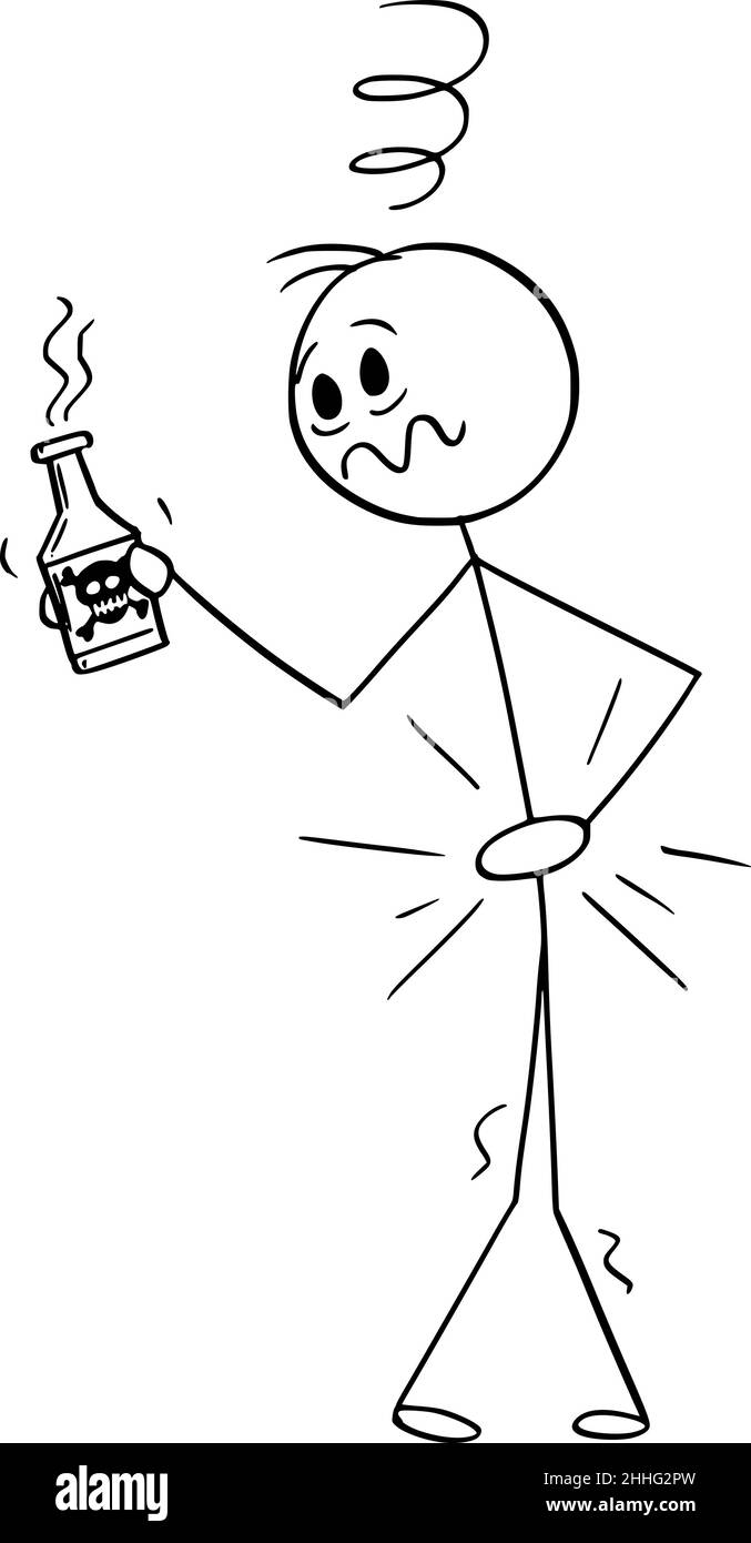 person-feels-sick-after-drinking-poison-stomach-and-head-pain-vector-cartoon-stick-figure-illustration-2HHG2PW.jpg