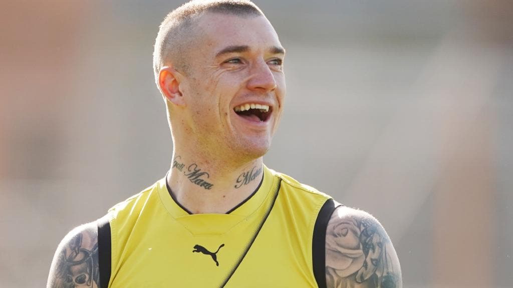 Dustin Martin at Richmond training.